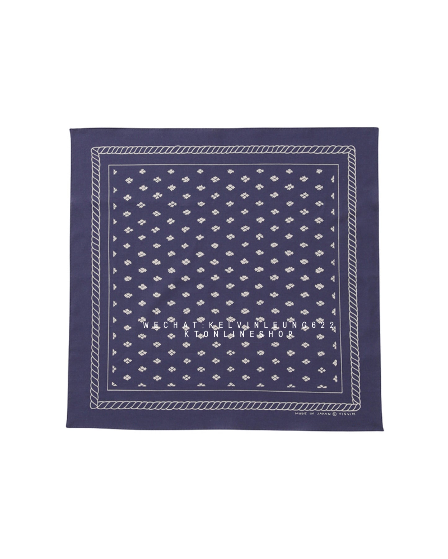 VISVIM 25AW SPOT BANDANA (C/SI CHAMBRAY)