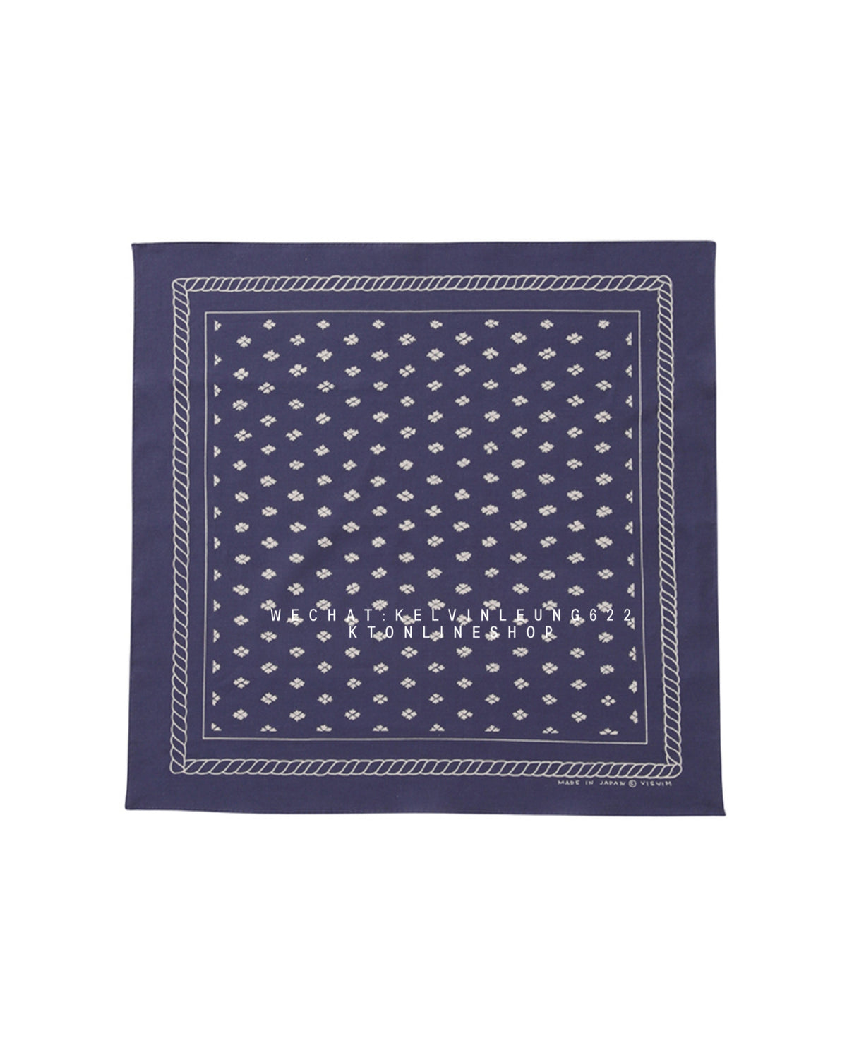 VISVIM 25AW SPOT BANDANA (C/SI CHAMBRAY)