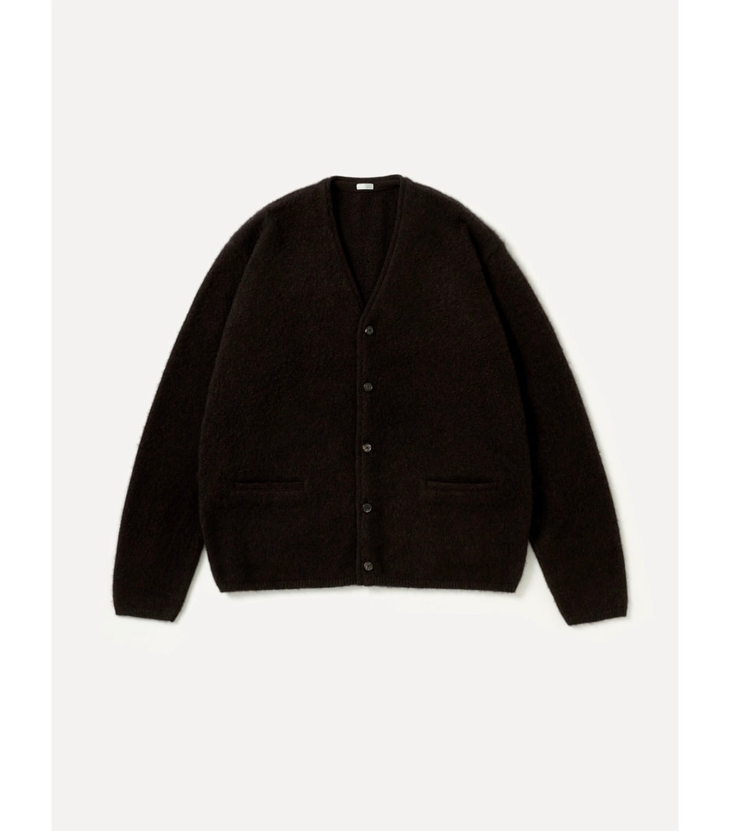 A.PRESSE 26AW Brushed Cashmere Middle Gauge Cardigan