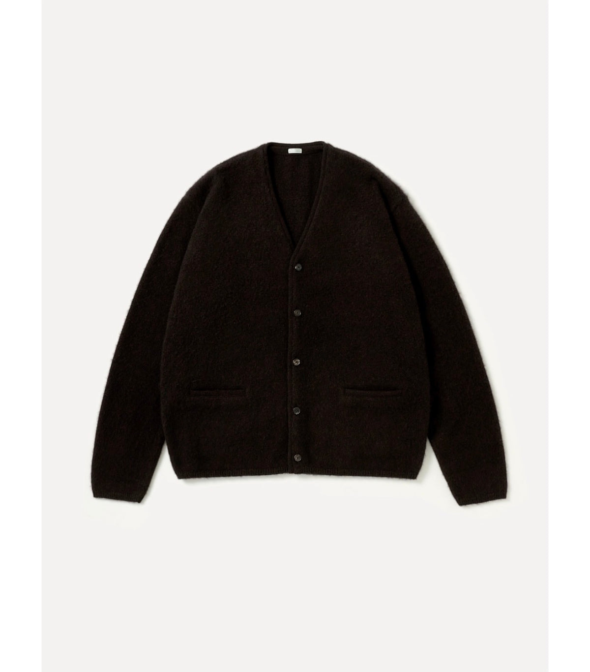 A.PRESSE 26AW Brushed Cashmere Middle Gauge Cardigan