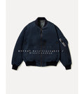 A.presse 26AW Vintage Silk B-15C Flight Jacket