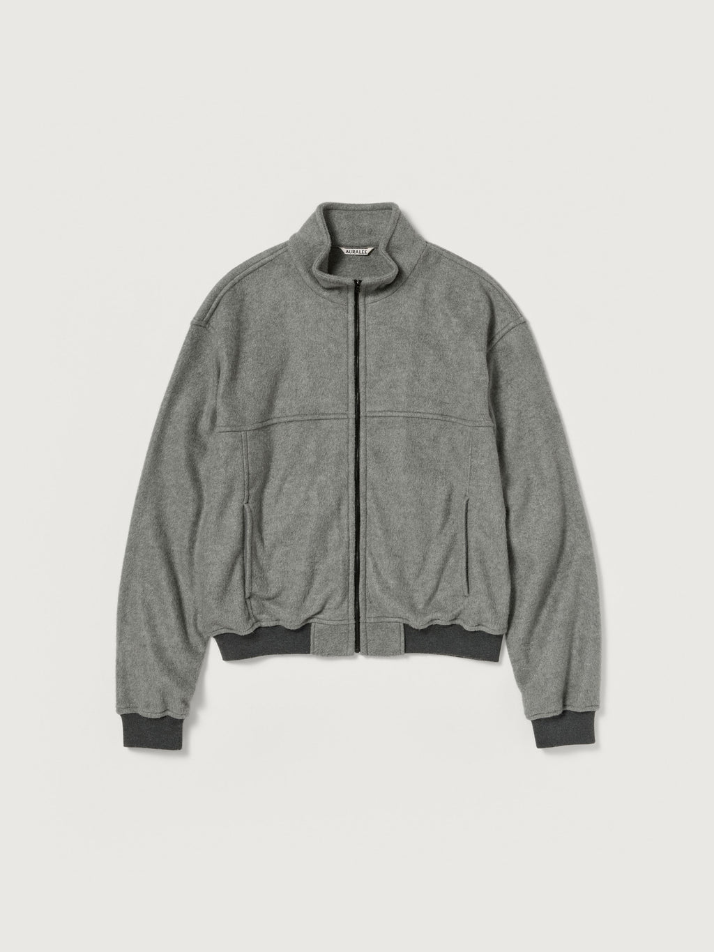 Auralee 26AW PURE SILK COMFORT FLEECE ZIP BLOUSON