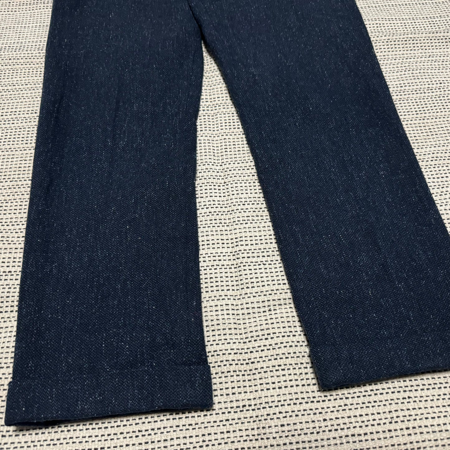VISVIM HIGH-WATER SLACKS (MELANGE WOOL)