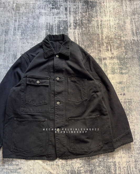 A.PRESSE Vintage Silk Hemp Coverall Jacket