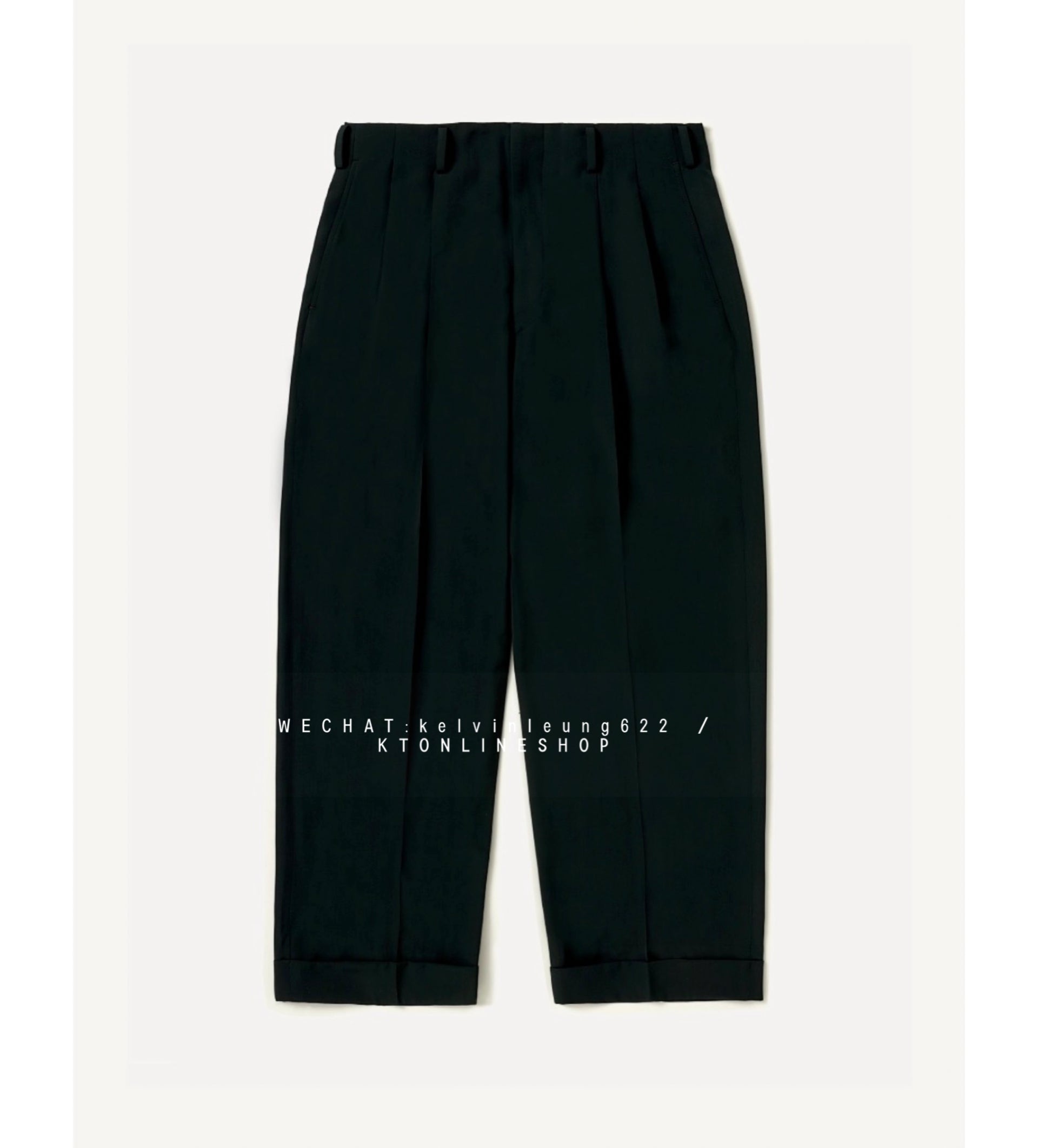 A.PRESSE 26AW Wool Rayon Wide Trousers