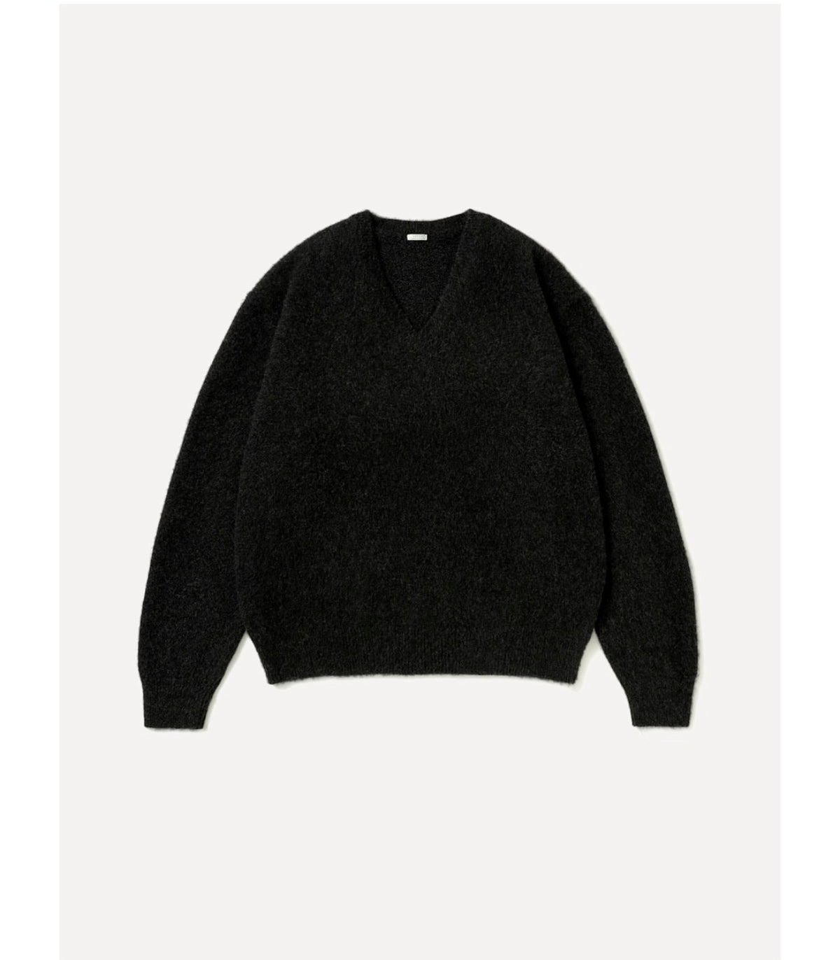 A.PRESSE 26AW Brushed Cashmere Middle Gauge V Neck Sweater