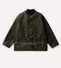 A.PRESSE 26AW Mouton Car Club Snap Coat
