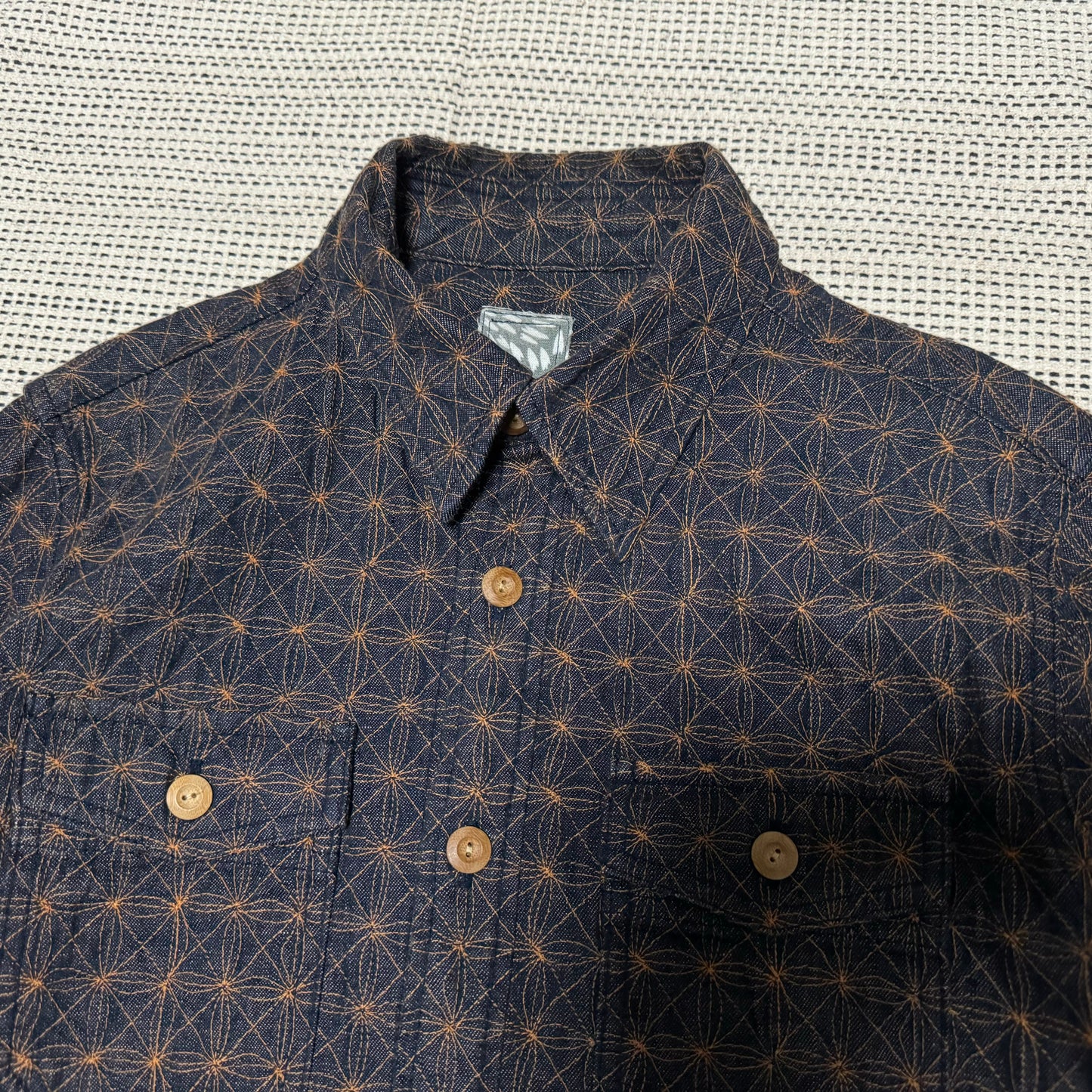 visvim ICT SS BLACK ELK (SASHIKO)