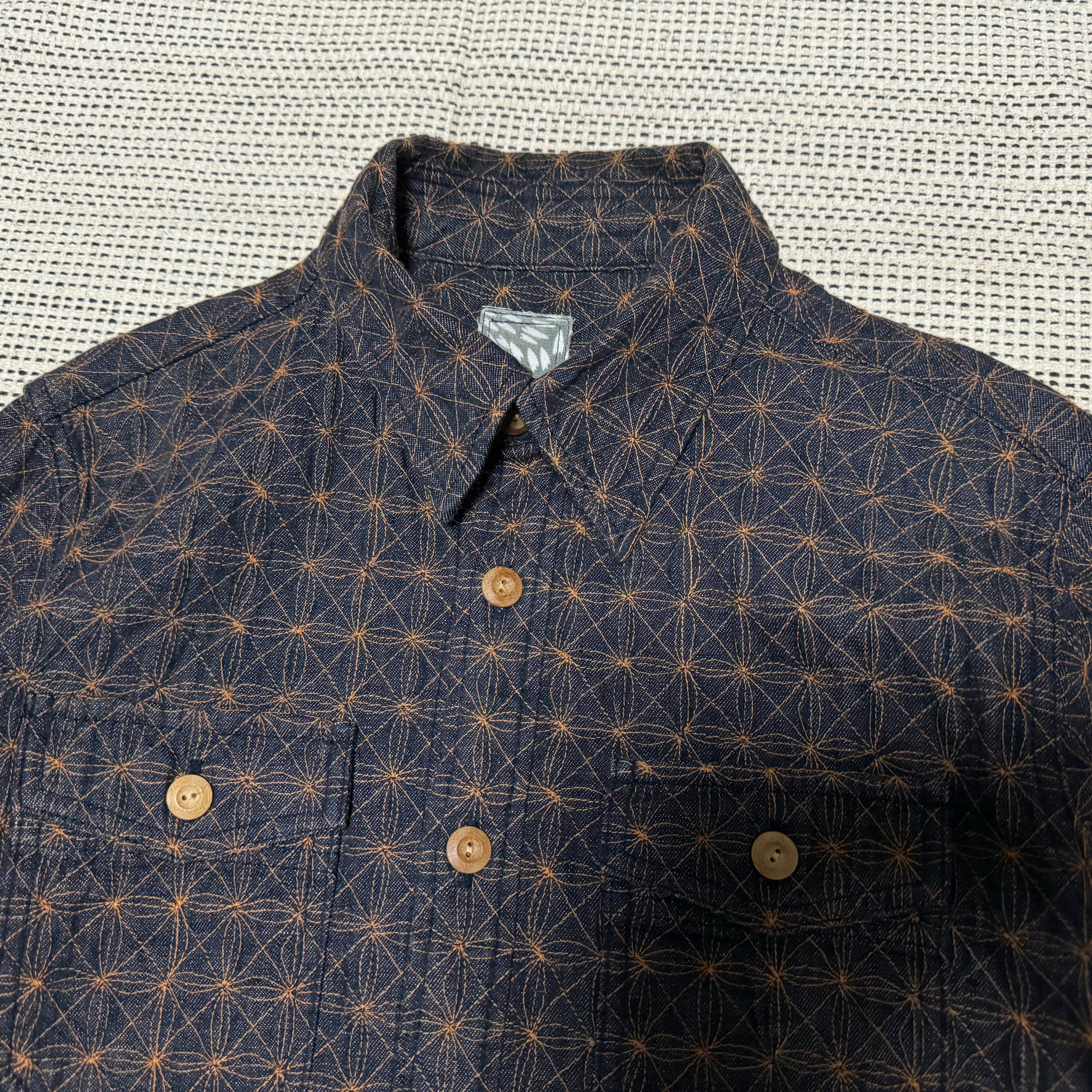 visvim ICT SS BLACK ELK (SASHIKO)