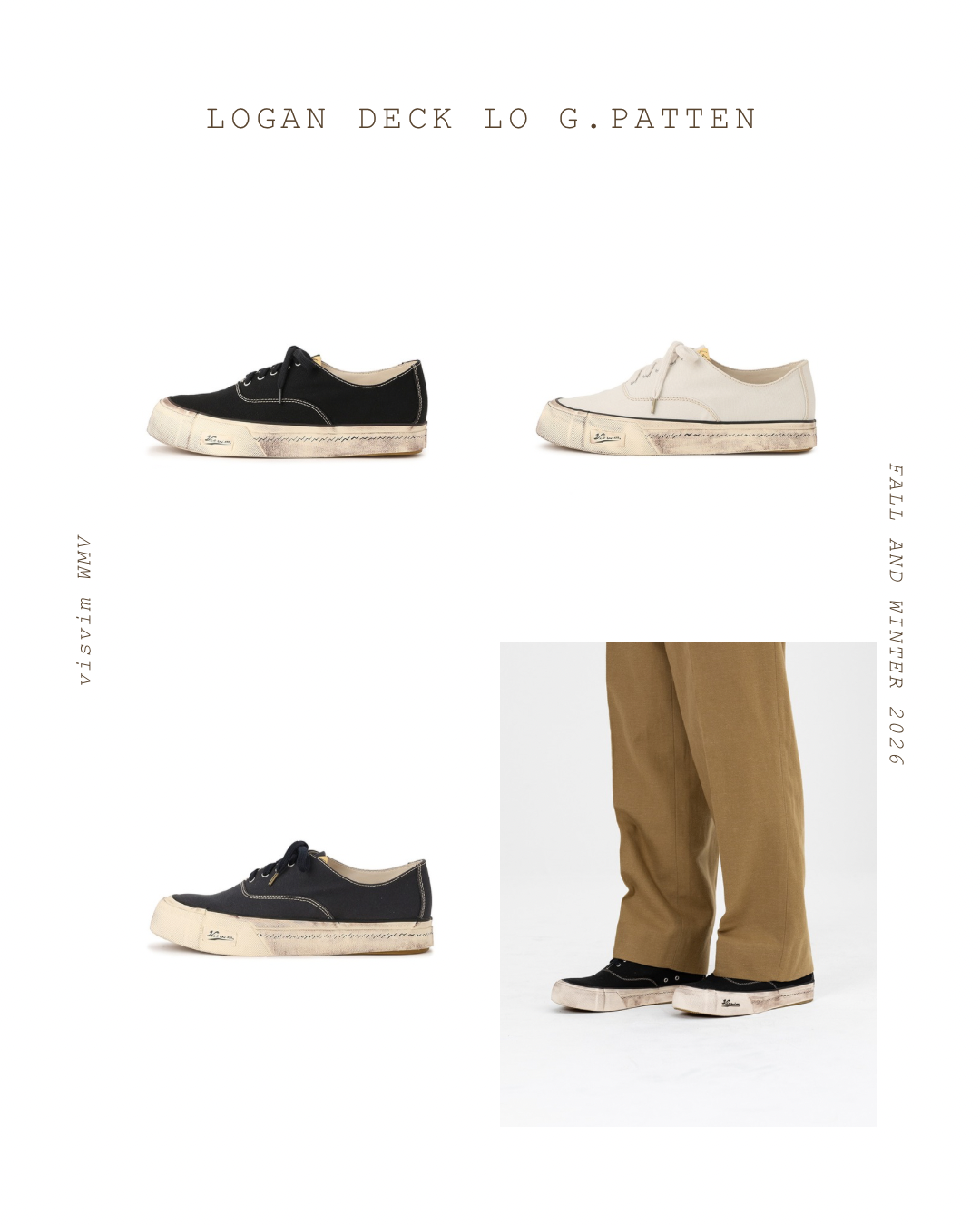 VISVIM 26AW LOGAN DECK LO G.PATTEN