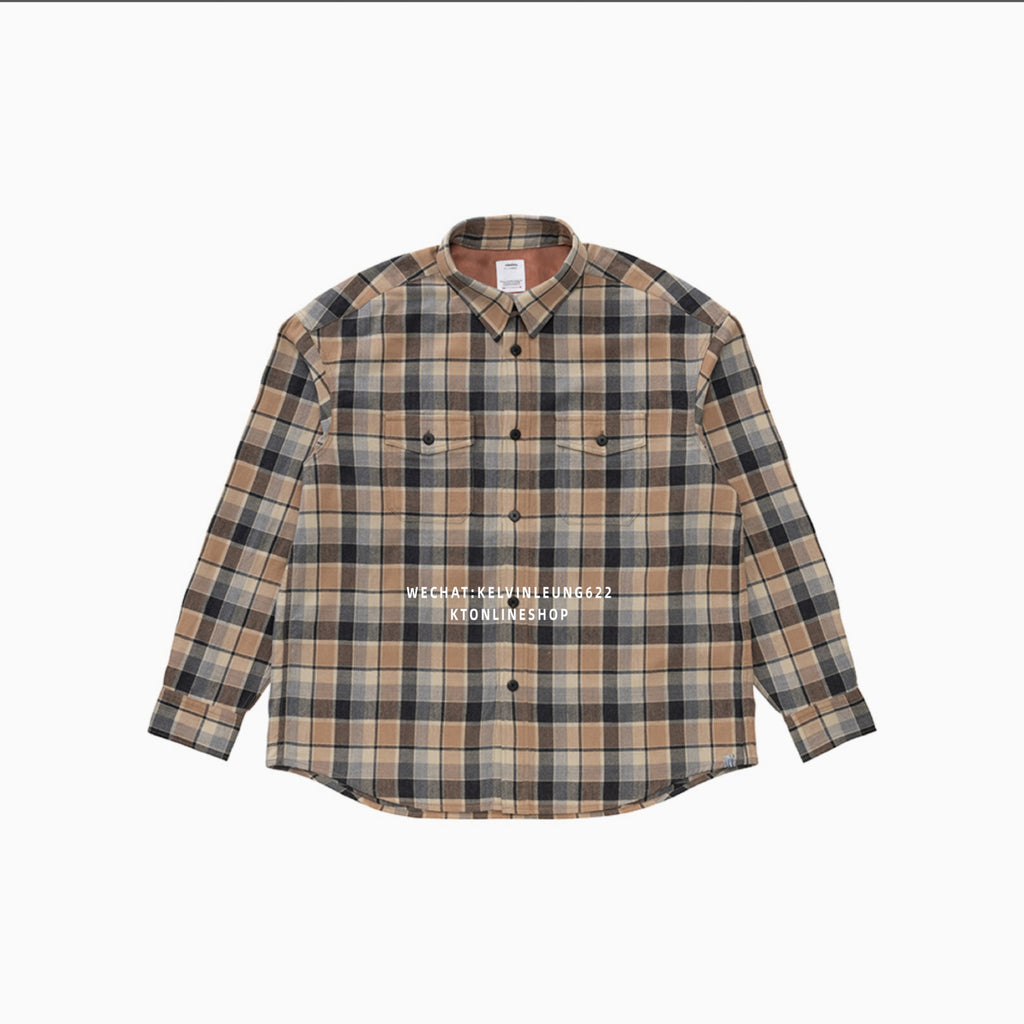 VISVIM 25SS LUMBER CHECK L/S (W/L)
