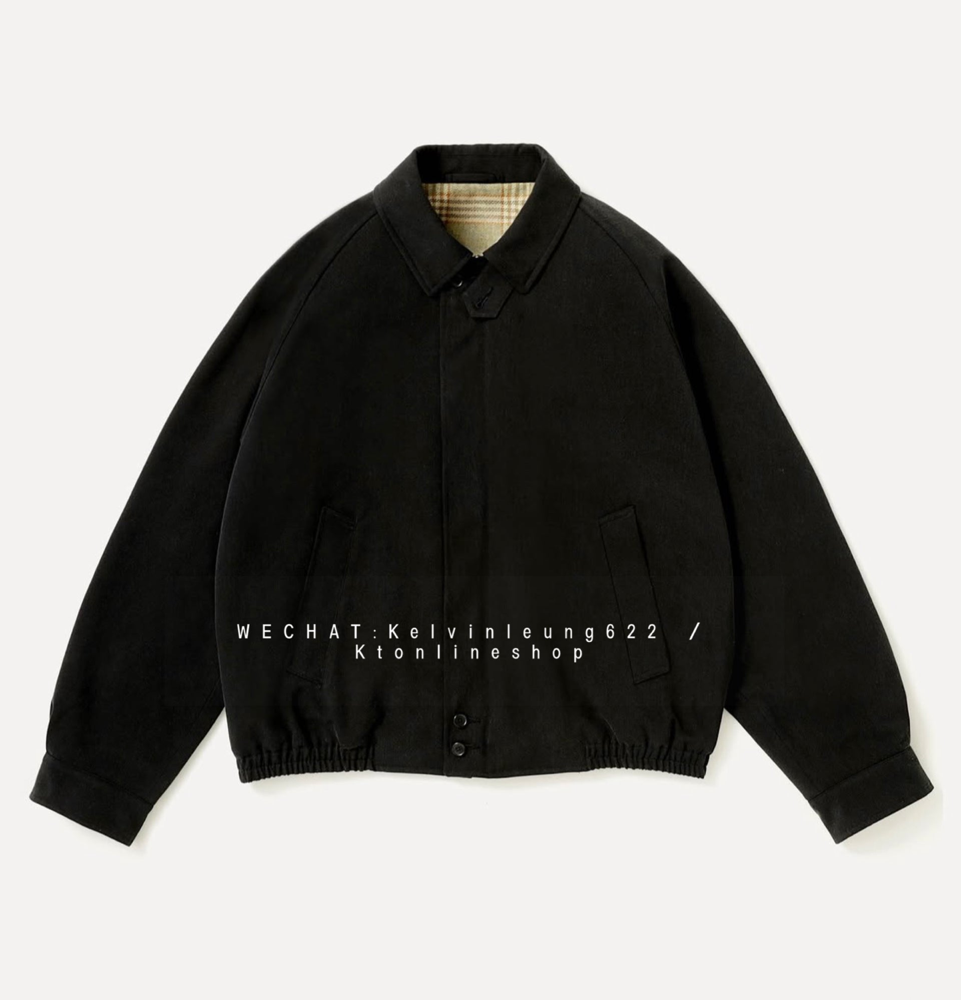 A.PRESSE 26AW Washed Silk Harrington Jacket
