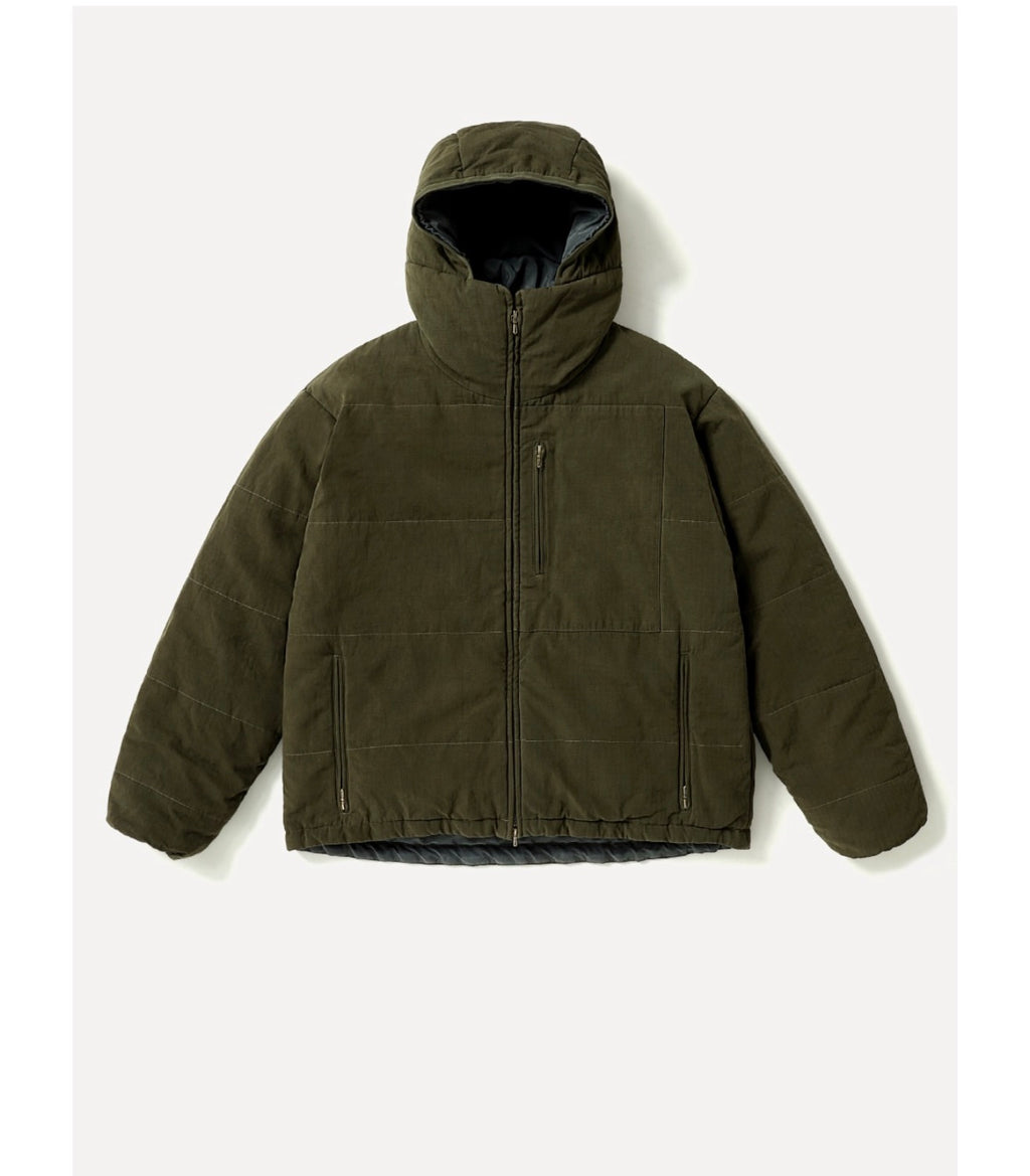 A.PRESSE 26AW Washed Cotton Silk Linen Padded Jacket