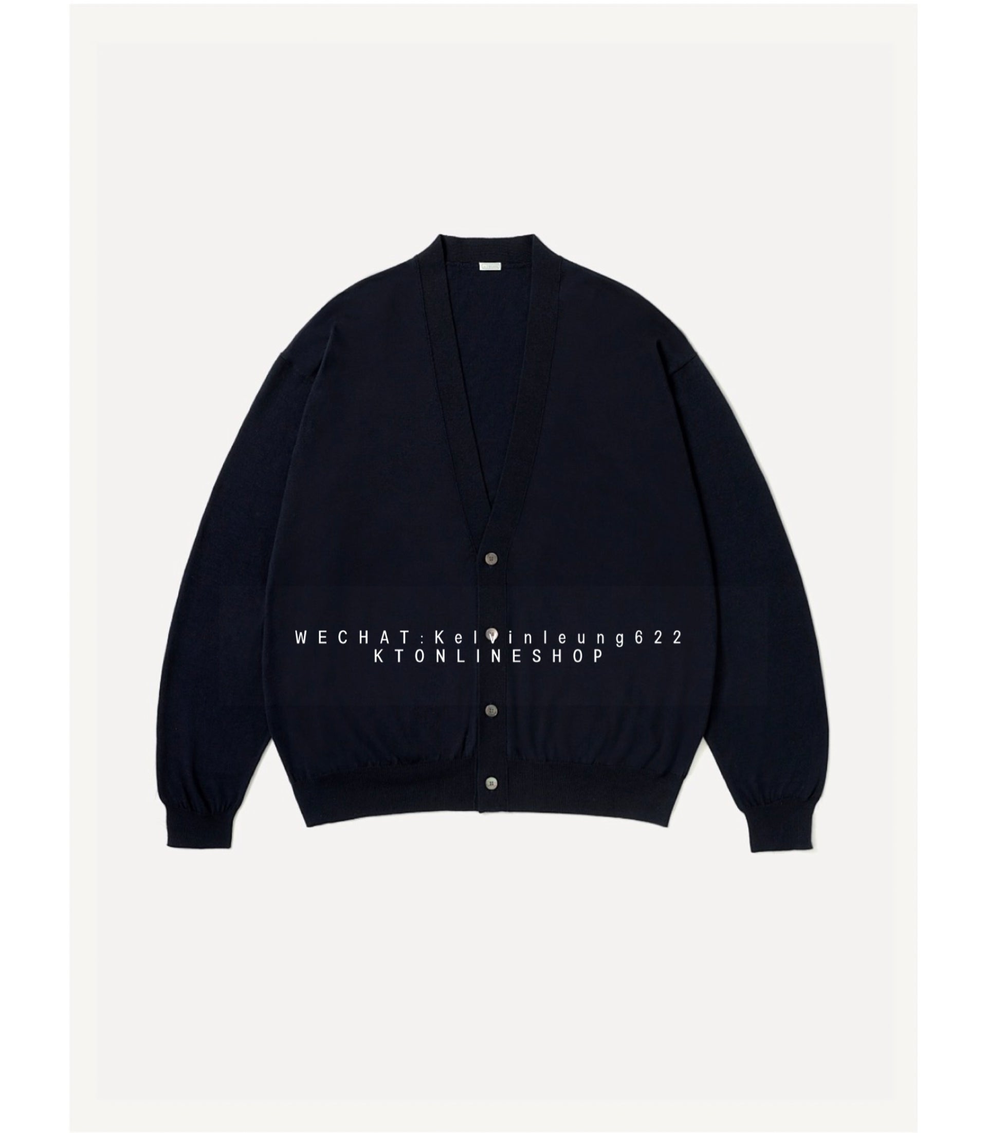 A.PRESSE 26AW Wool Cotton High Gauge Cardigan