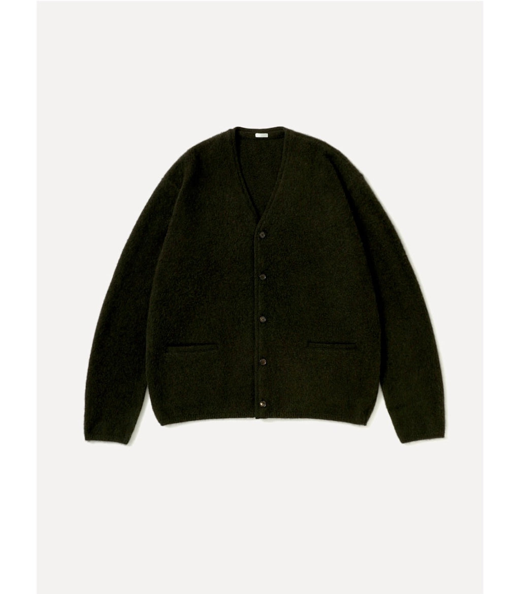 A.PRESSE 26AW Brushed Cashmere Middle Gauge Cardigan