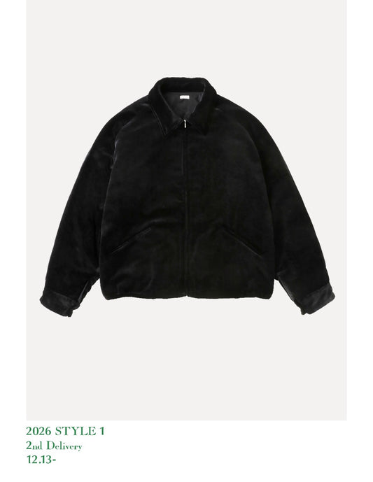 A.PRESSE 26SS SILK VELOUR SOUVENIR JACKET