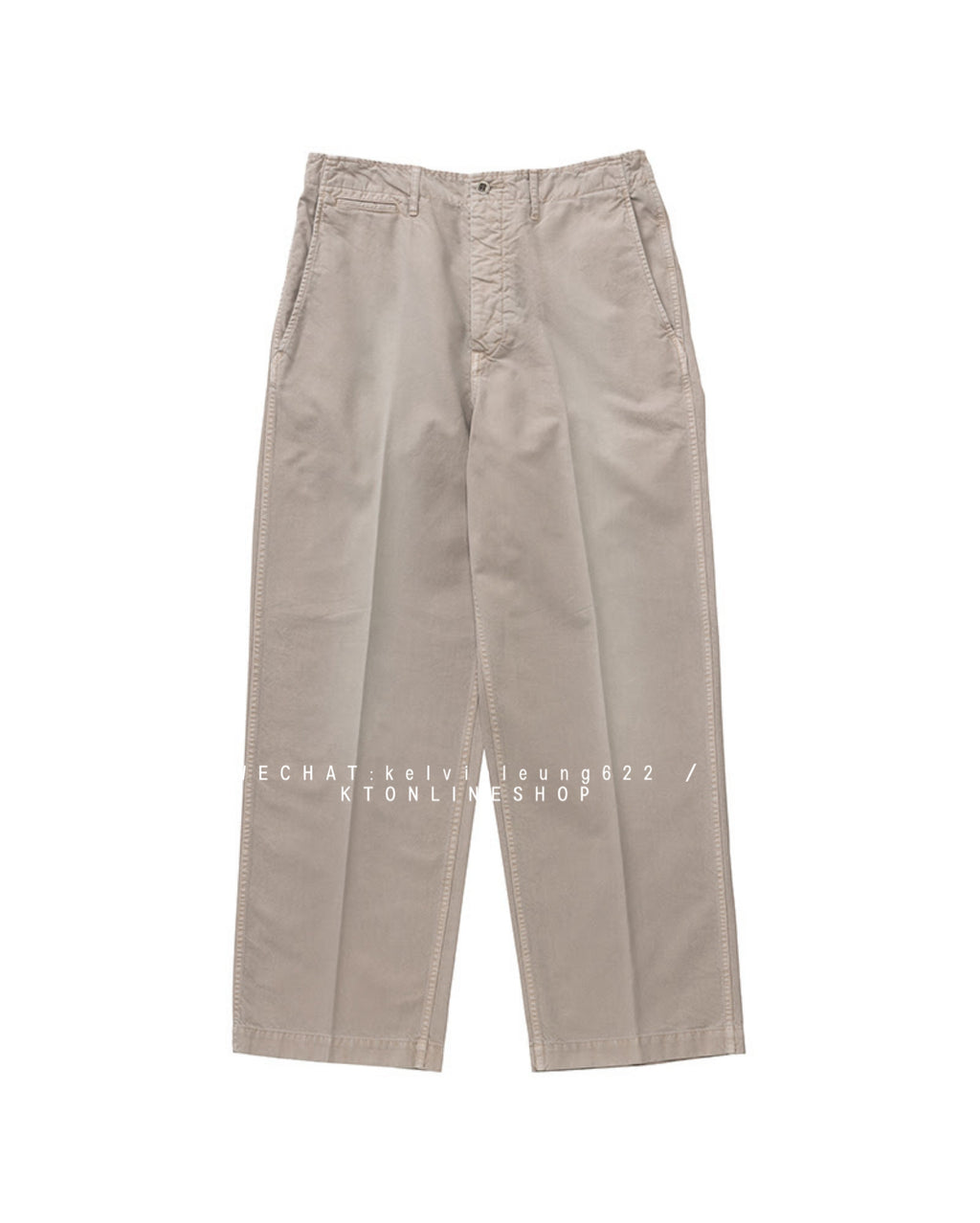 VISVIM 26SS SPOT BROADER CHINO DMGD