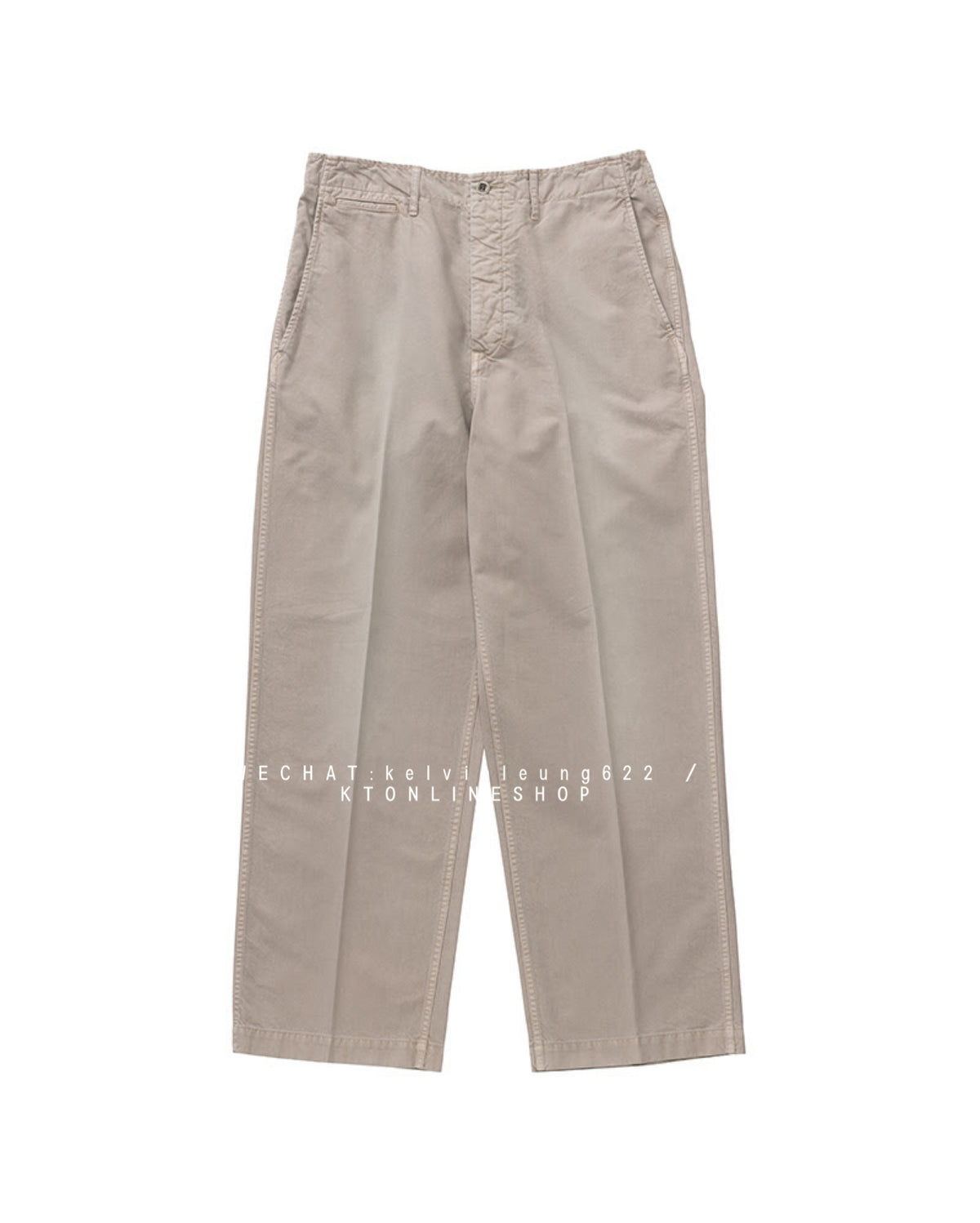 VISVIM 26SS SPOT BROADER CHINO DMGD