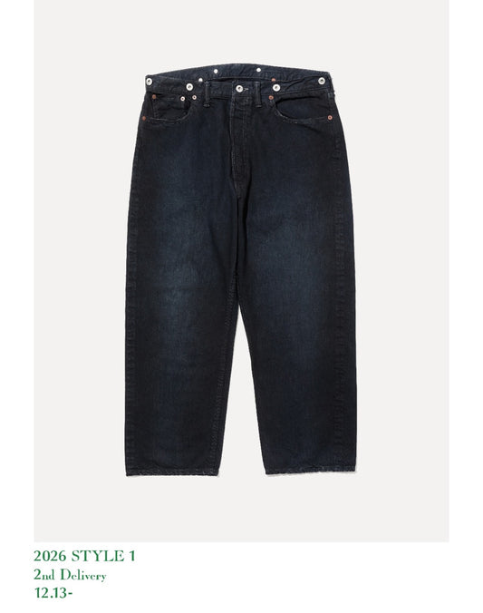 A.PRESSE 26SS No.22 Washed Wide Denim Pants(CUSTOM)