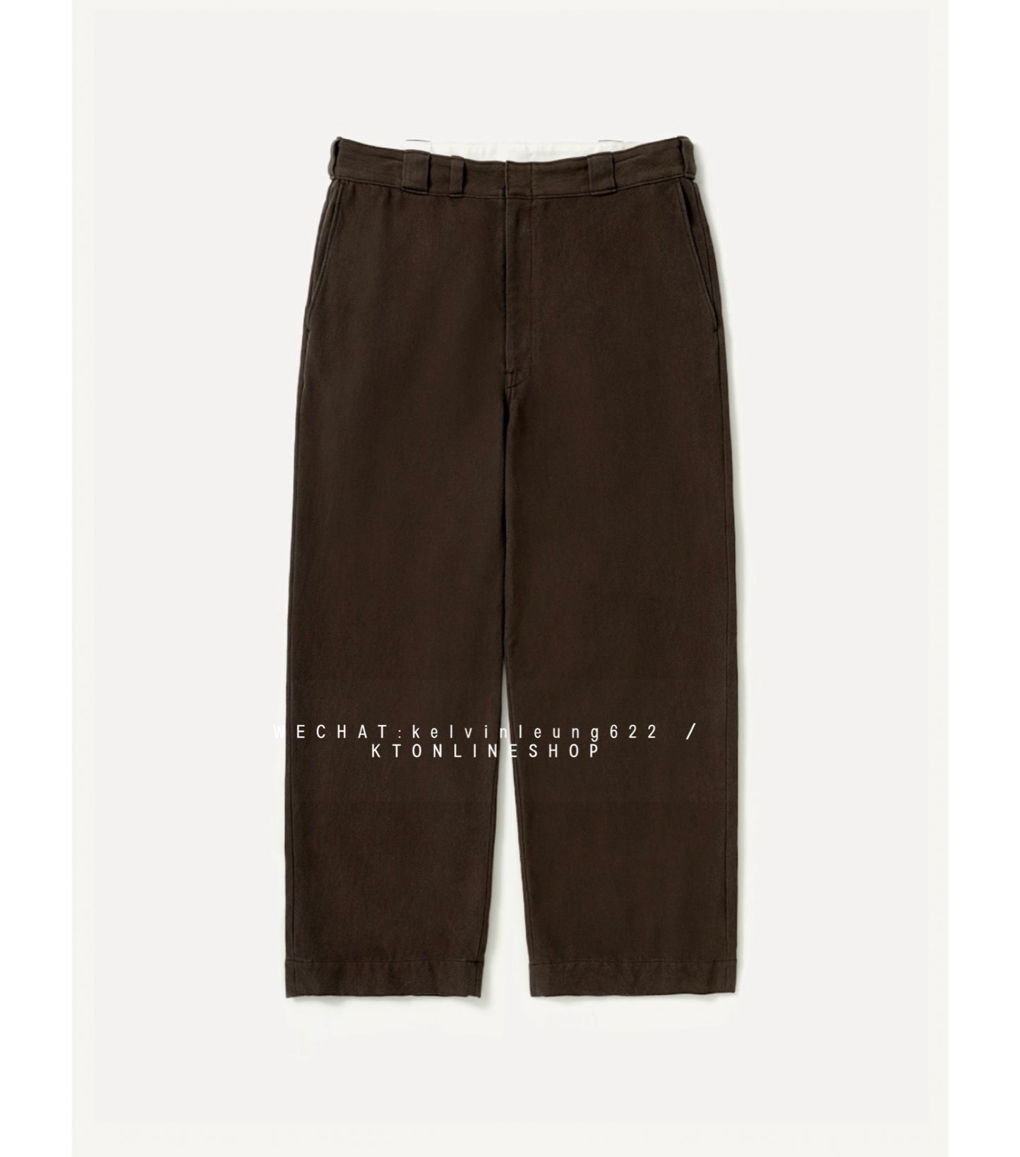 A.PRESSE 26AW Vintage Silk Cotton Work Pants