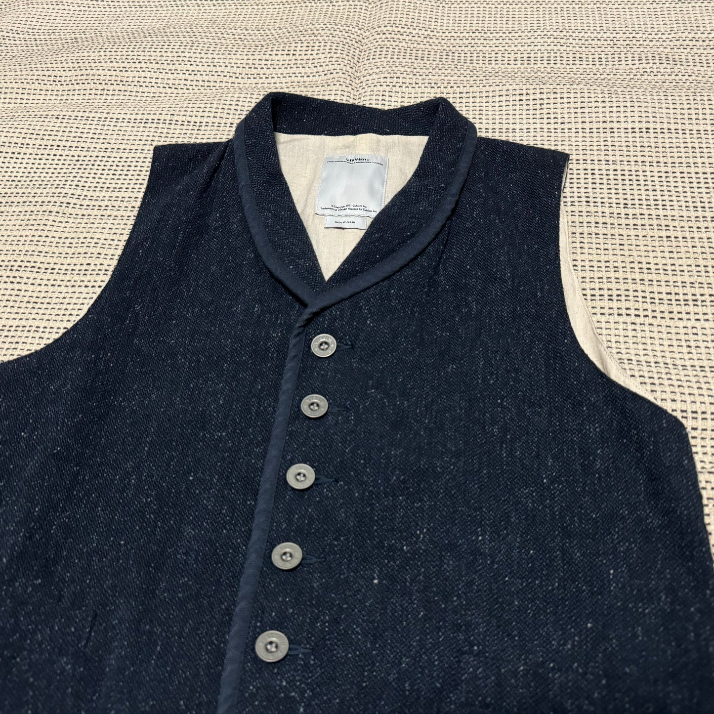 visvim granger vest Navy