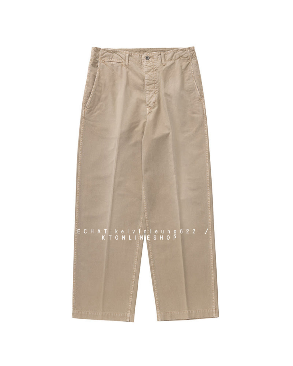 VISVIM 26SS SPOT BROADER CHINO DMGD