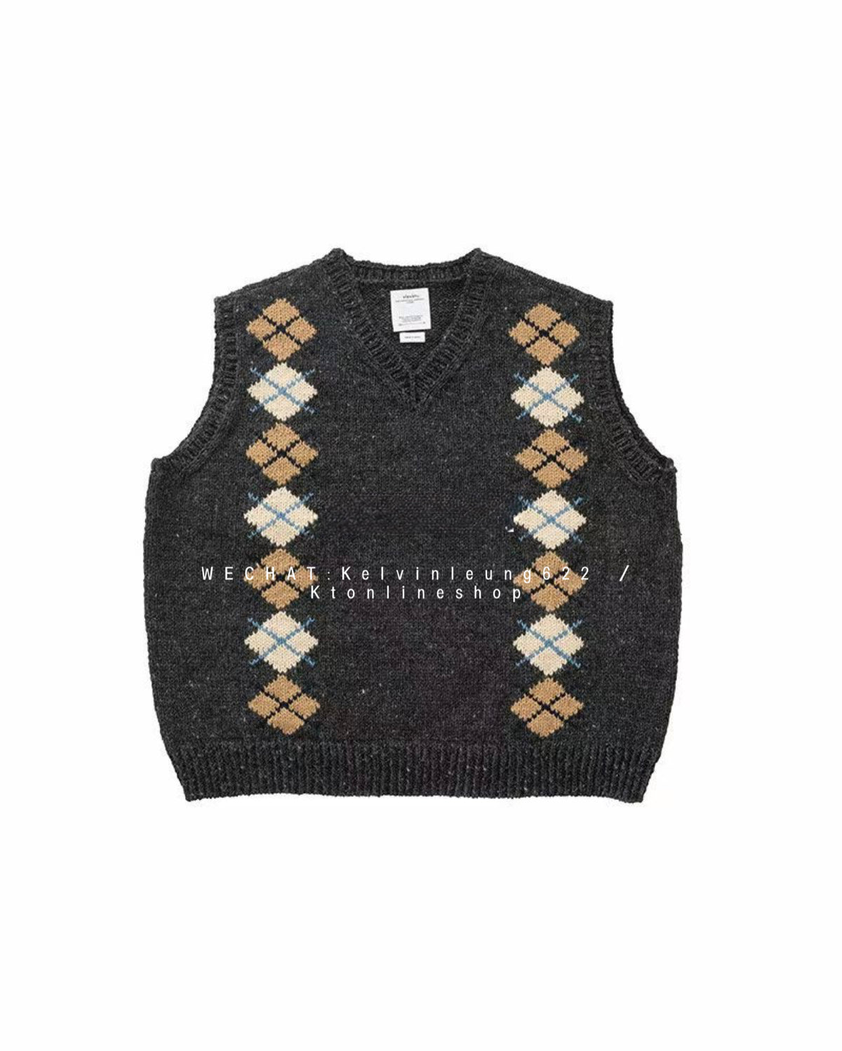 VISVIM 26AW DIAMANTE VEST KNIT