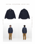 VISVIM 26AW SOCIAL SCULPTURE SHIRT MUD