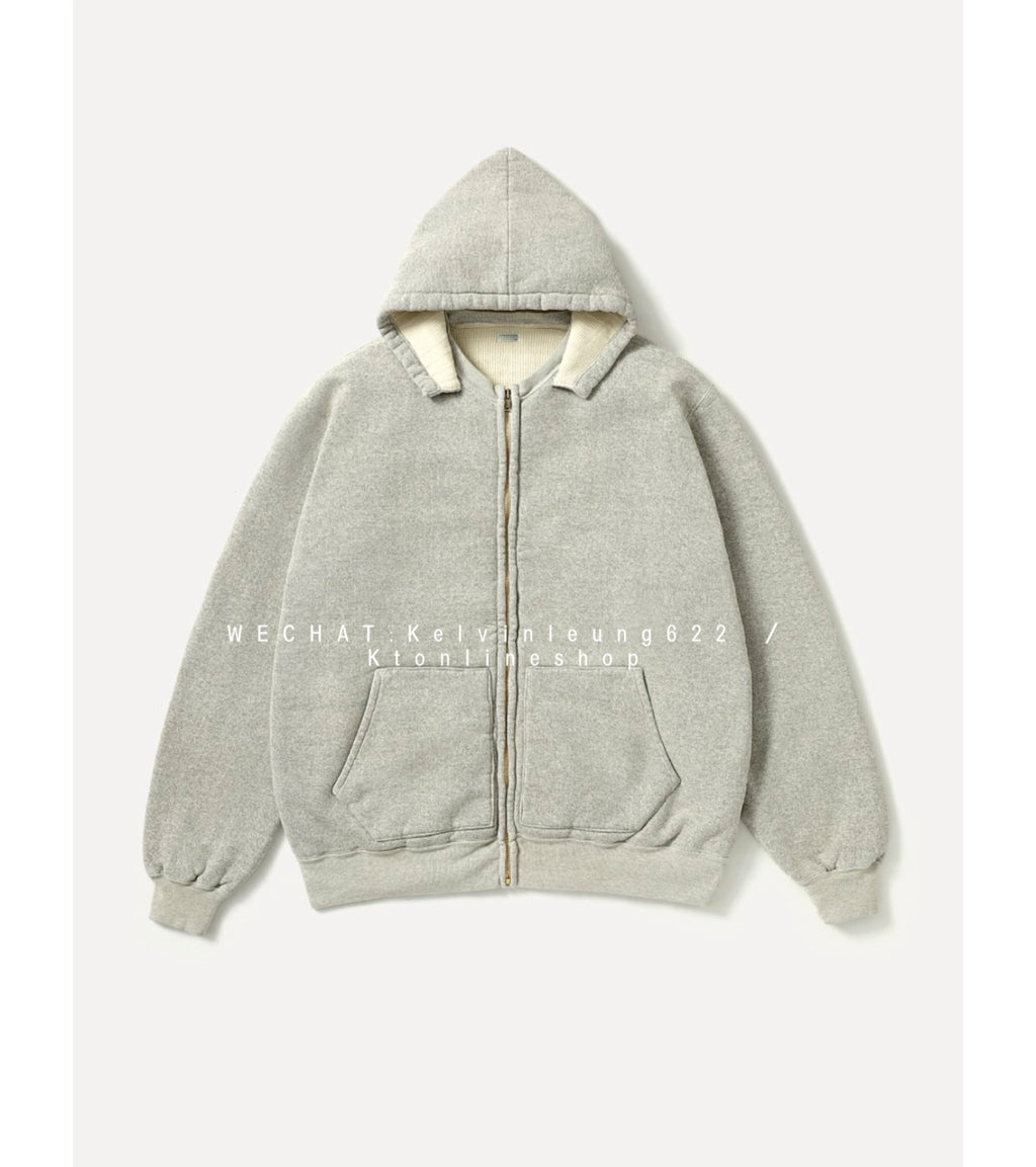 A.PRESSE 26AW Vintage Attached Hood Zip Parka