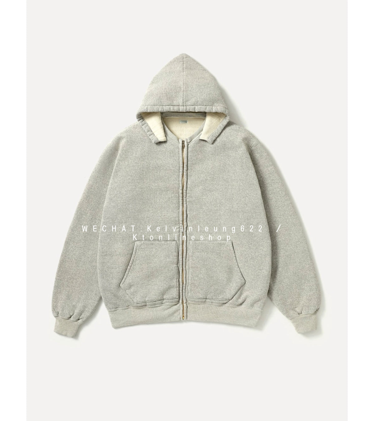 A.PRESSE 26AW Vintage Attached Hood Zip Parka