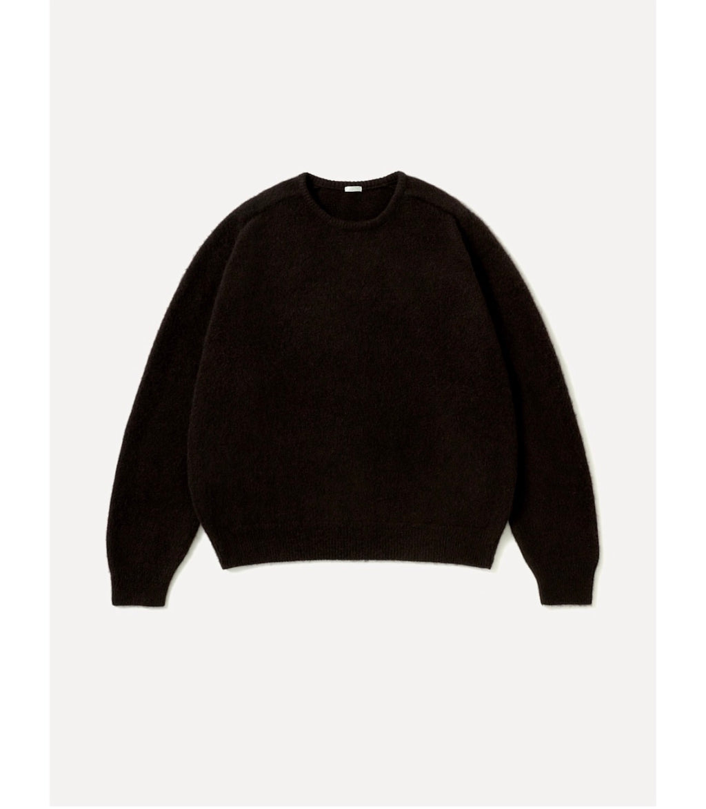 A.PRESSE 26AW Brushed Cashmere Middle Gauge Pullover Sweater