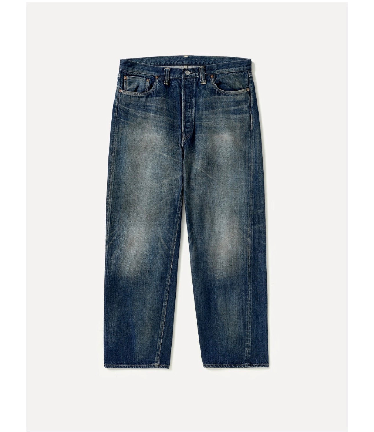 A.PRESSE 26AW Vintage Washed Straight Denim Pants