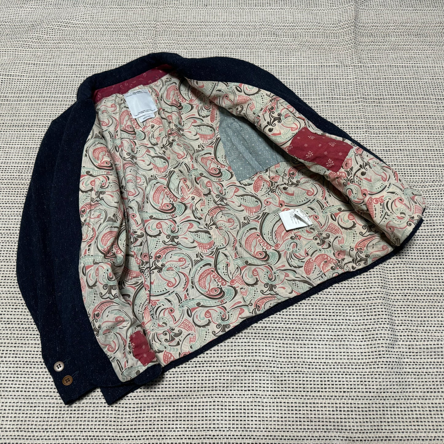 VISVIM GRANGER BLAZER NAVY