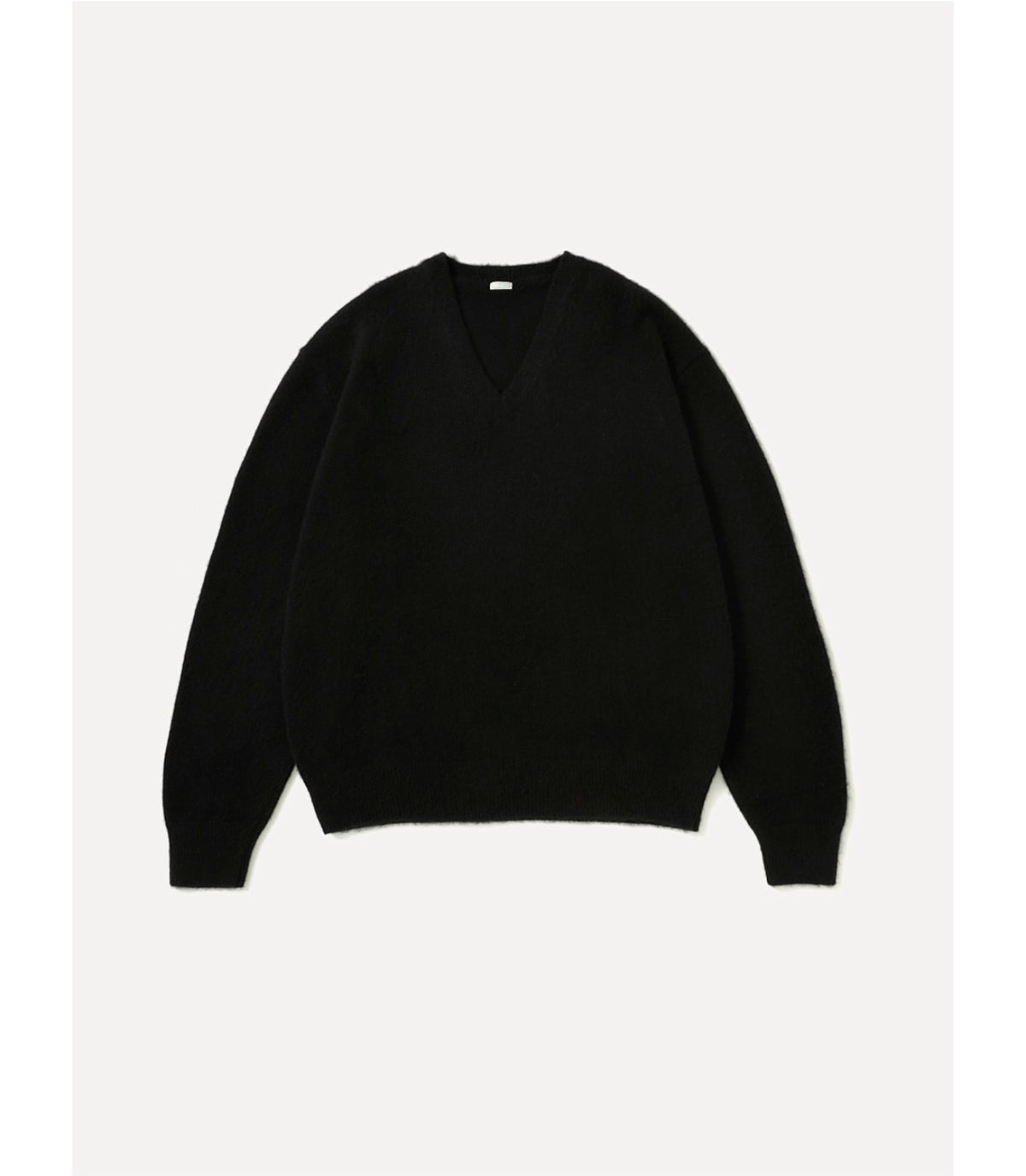 A.PRESSE 26AW Brushed Cashmere Middle Gauge V Neck Sweater
