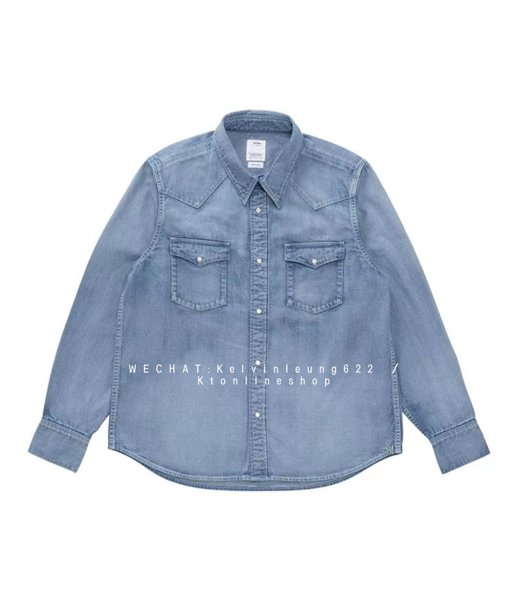 VISVIM 26AW SOCIAL SCULPTURE SHIRT DMGD