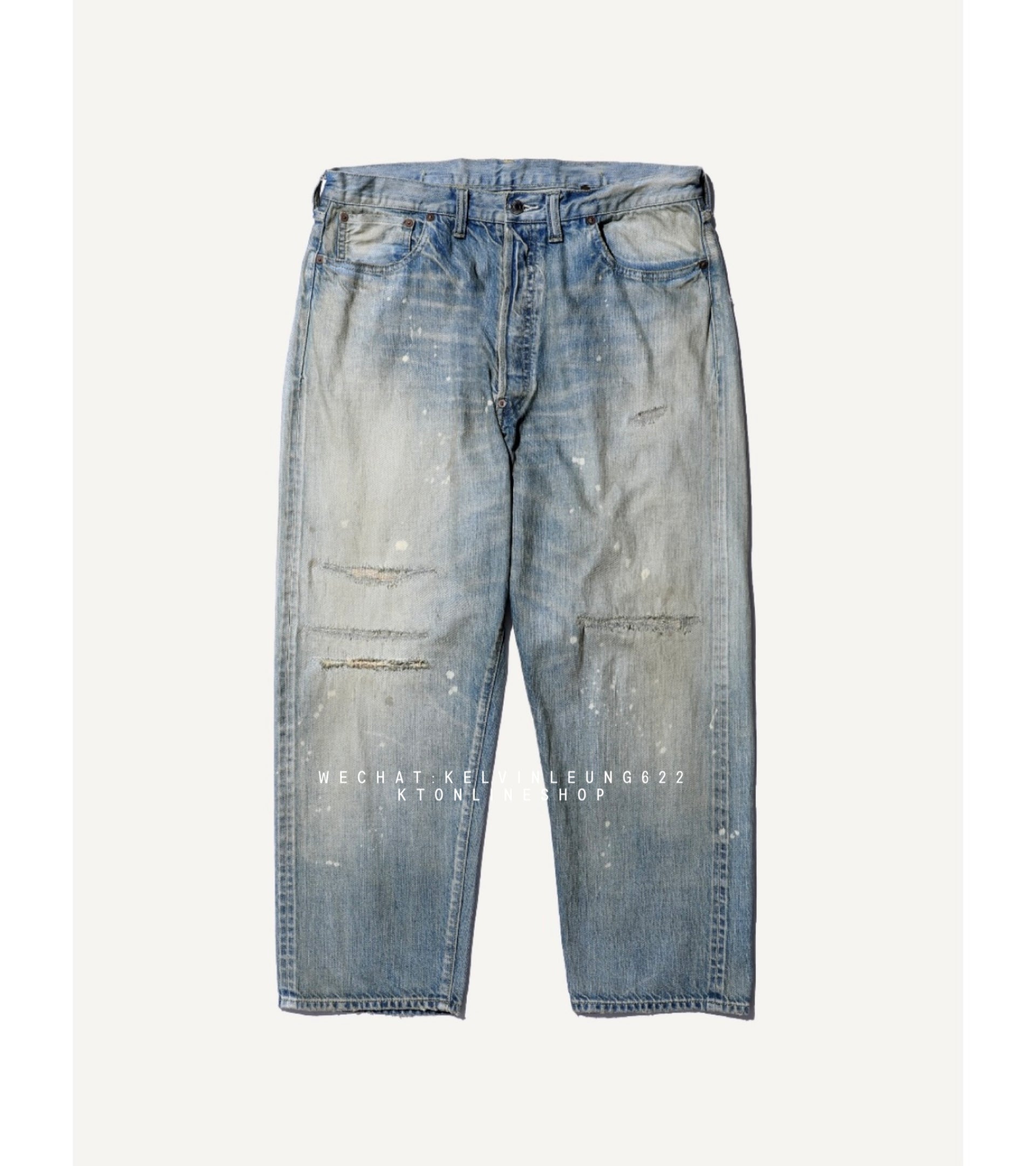 A.PRESSE 26SS No.37 Washed Wide Denim Pants