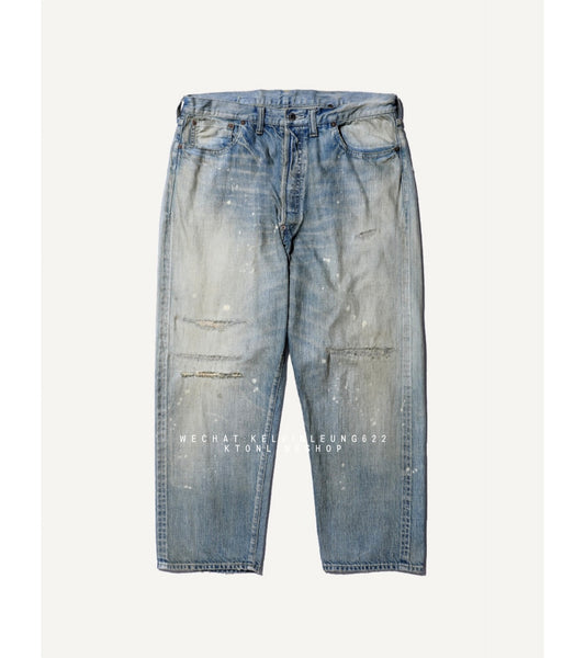 A.PRESSE 26SS No.37 Washed Wide Denim Pants