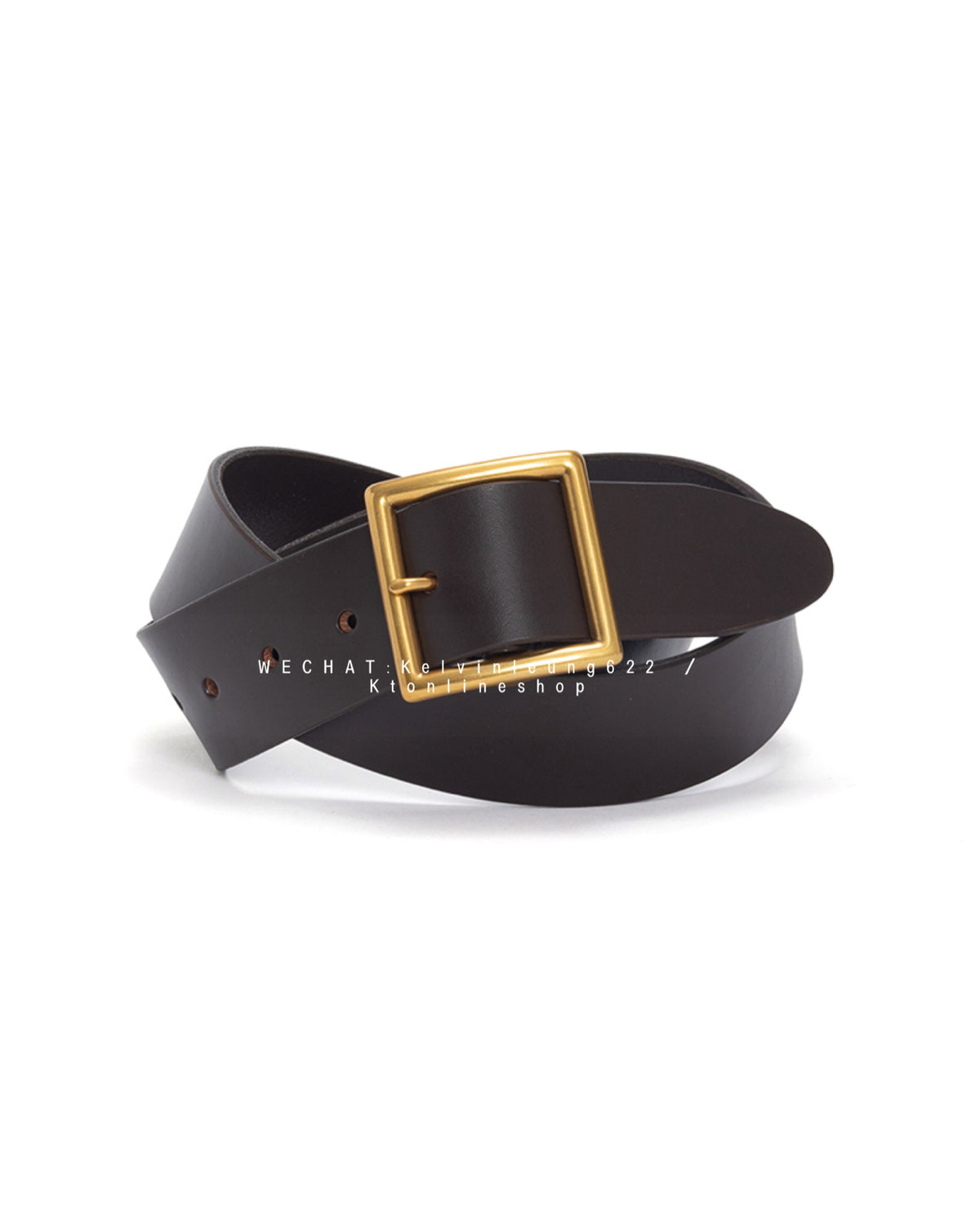 VISVIM 26AW PLAIN BELT 40MM
