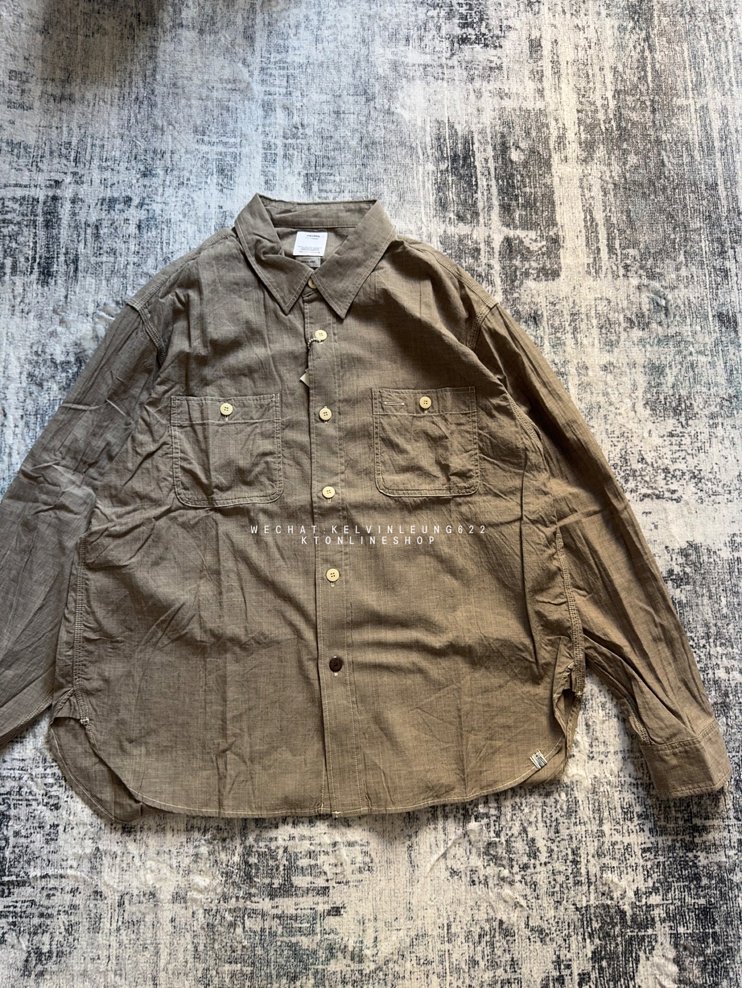 VISVIM 25AW BRIGGS CHAMBRAY L/S N.D.