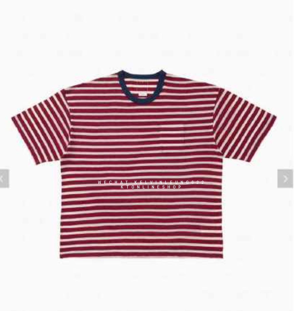 VISVIM 26SS MONDO BORDER TEE S/S (FINE WOOL)