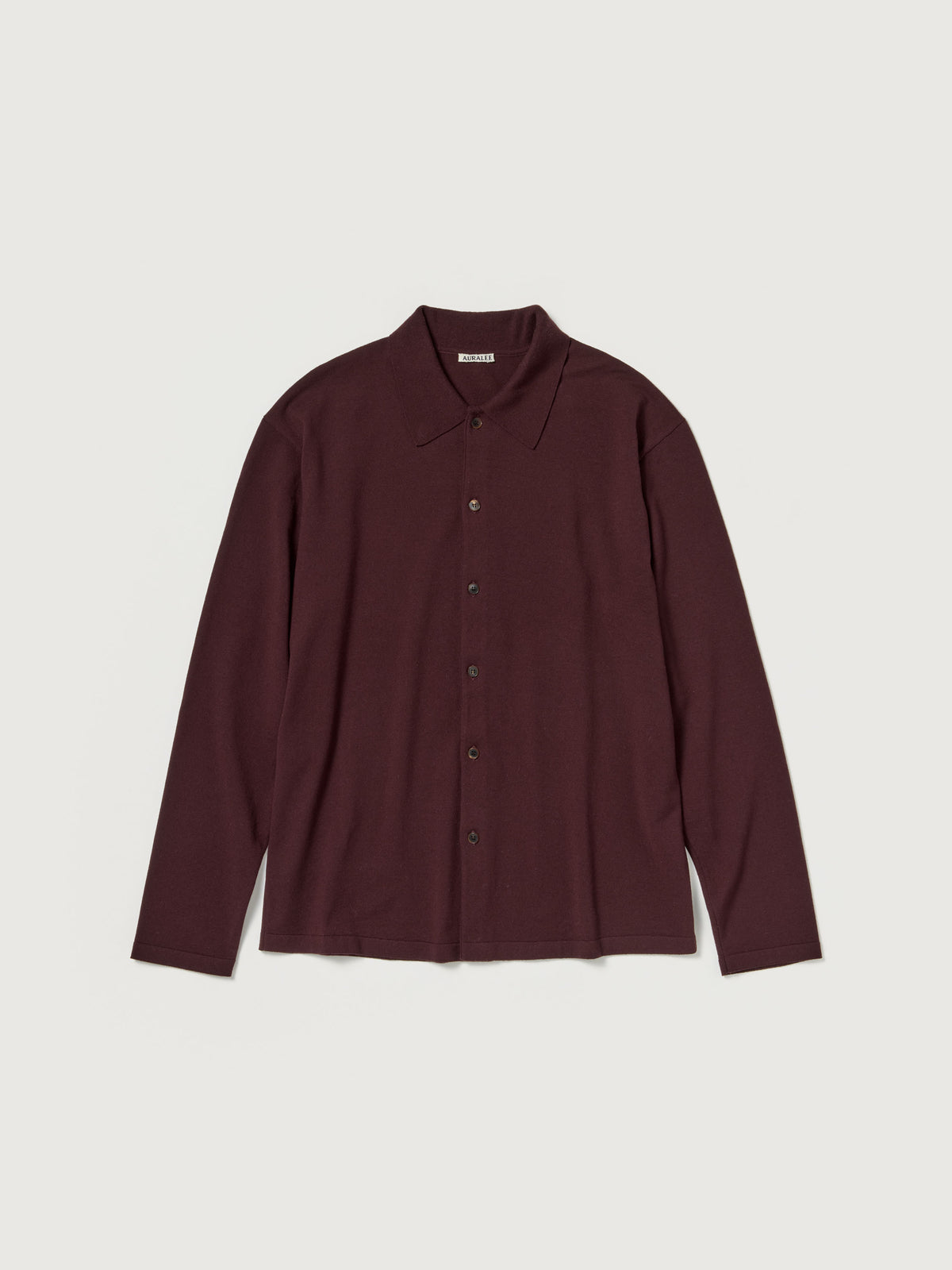 Auralee 26AW HIGH TWIST WOOL KNIT SHIRT CARDIGAN