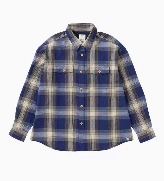 VISVIM 25AW LUMBER CHECK L/S
