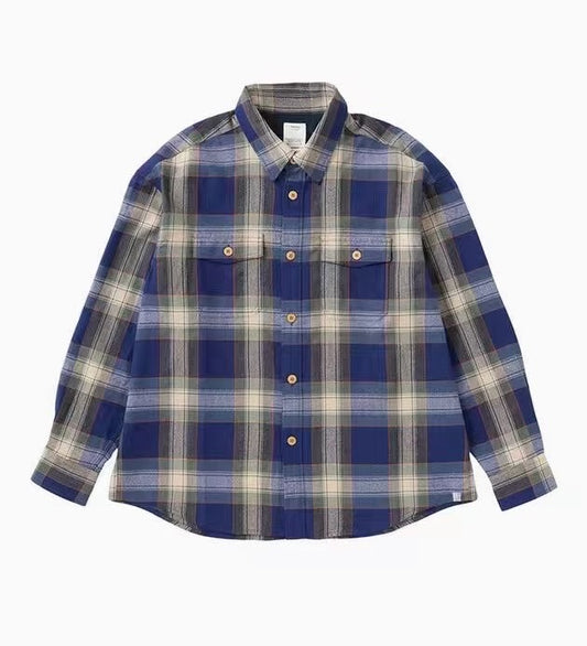 VISVIM 25AW LUMBER CHECK L/S