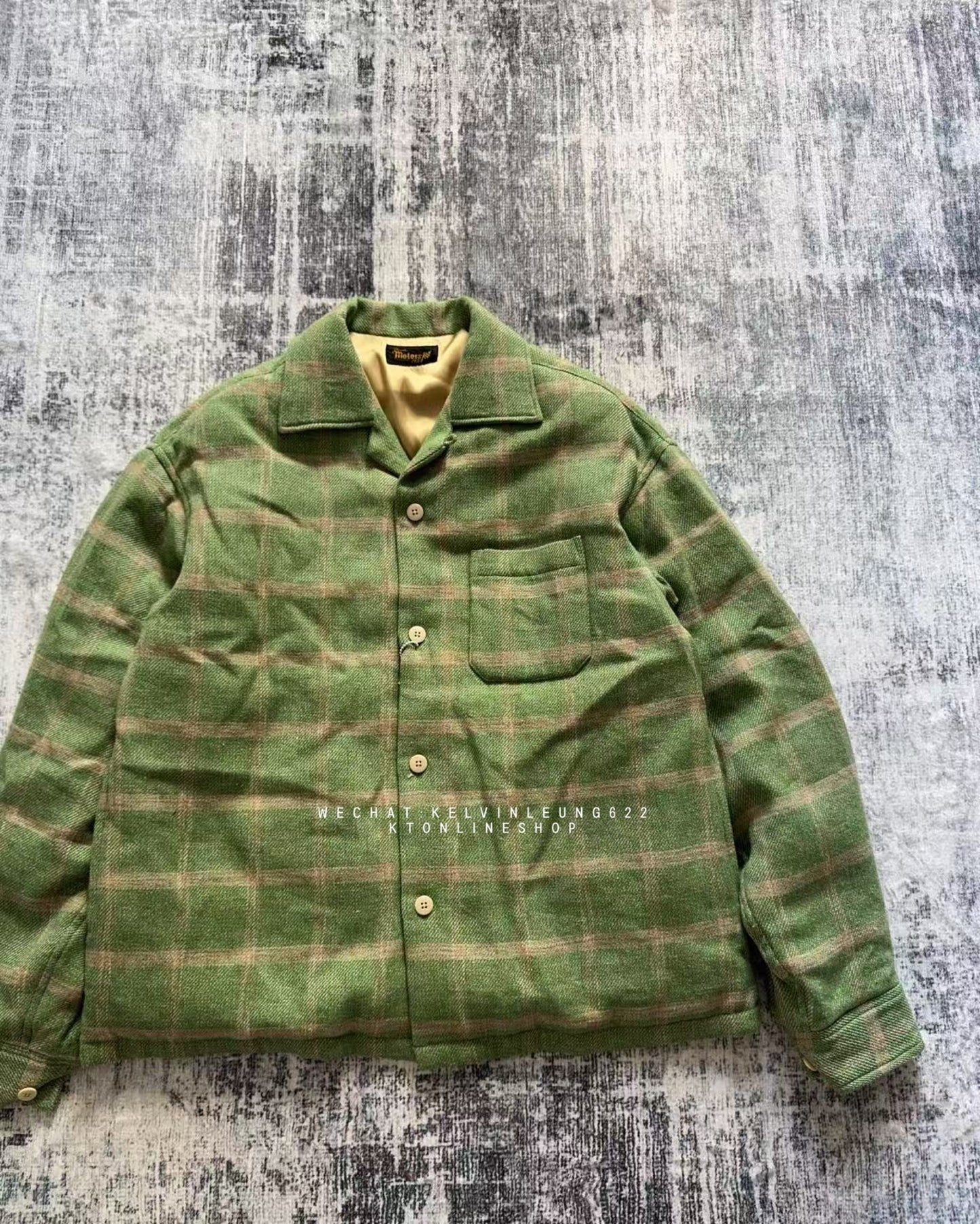 VISVIM 25SS MOTORS CLUB KEESEY CHECK DOWN JKT
