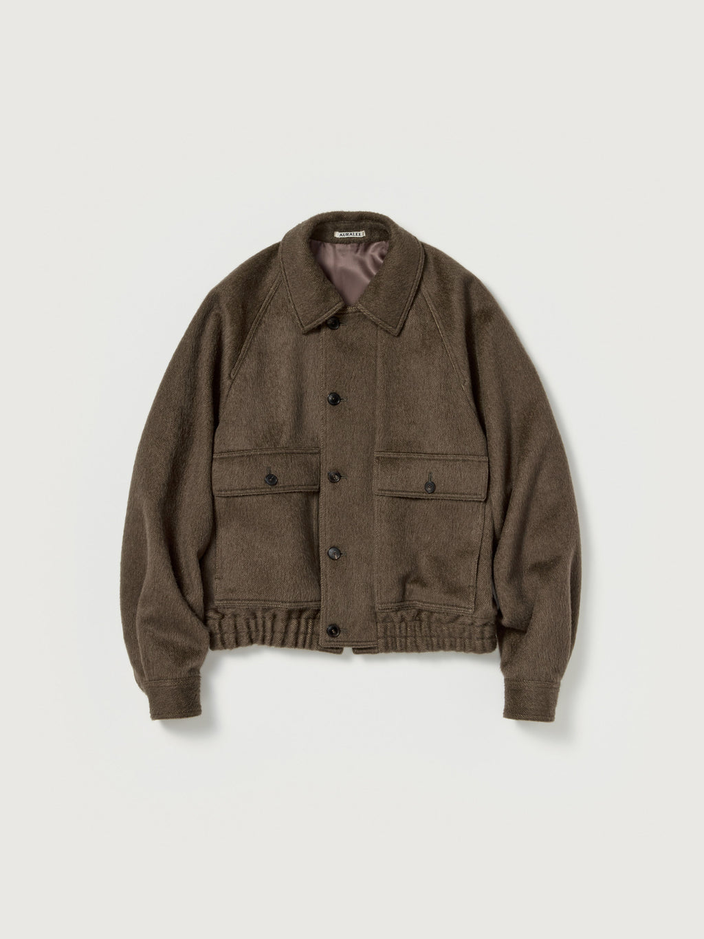 Auralee 26AW HAIRY WOOL MOHAIR CHAMBRAY BLOUSON