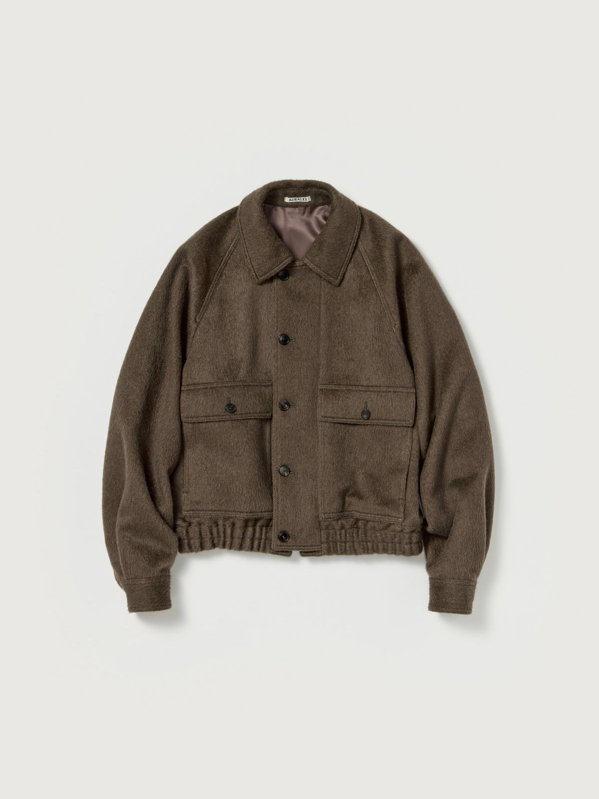 Auralee 26AW HAIRY WOOL MOHAIR CHAMBRAY BLOUSON