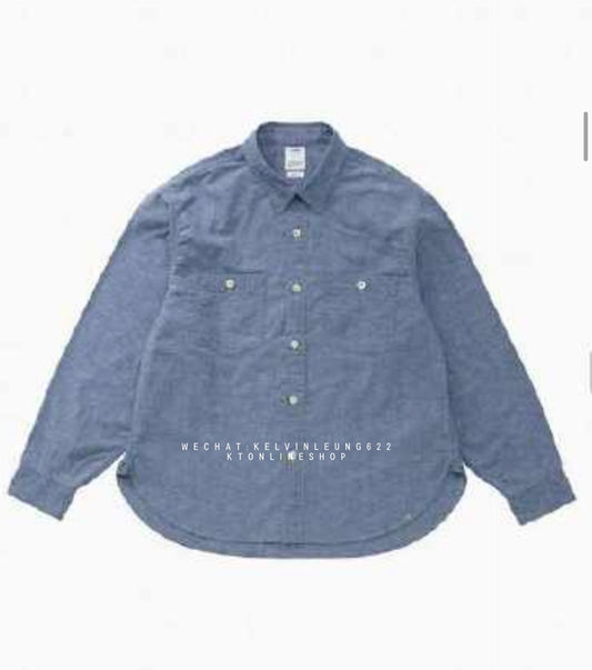 VISVIM 26SS BRIGGS CHAMBRAY L/S DMGD
