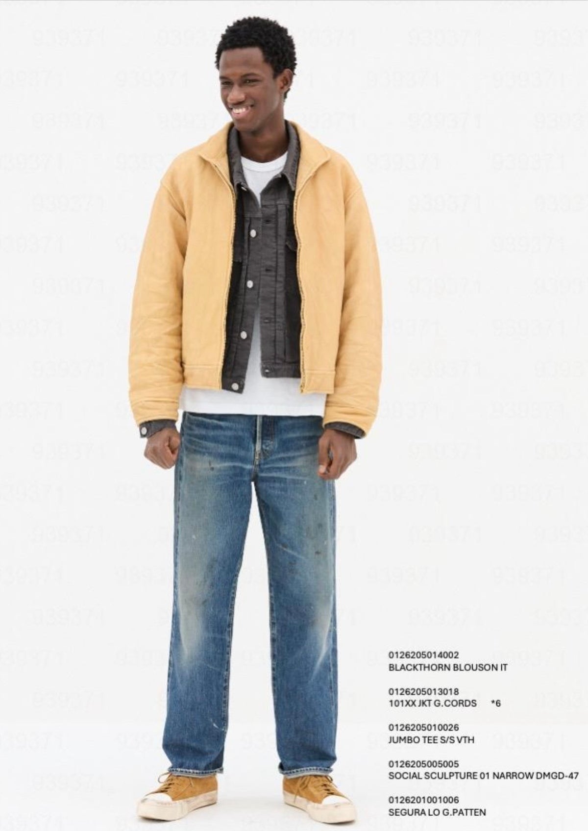 VISVIM 26FW SOCIAL SCULPTURE 01NARROW DMGD-47