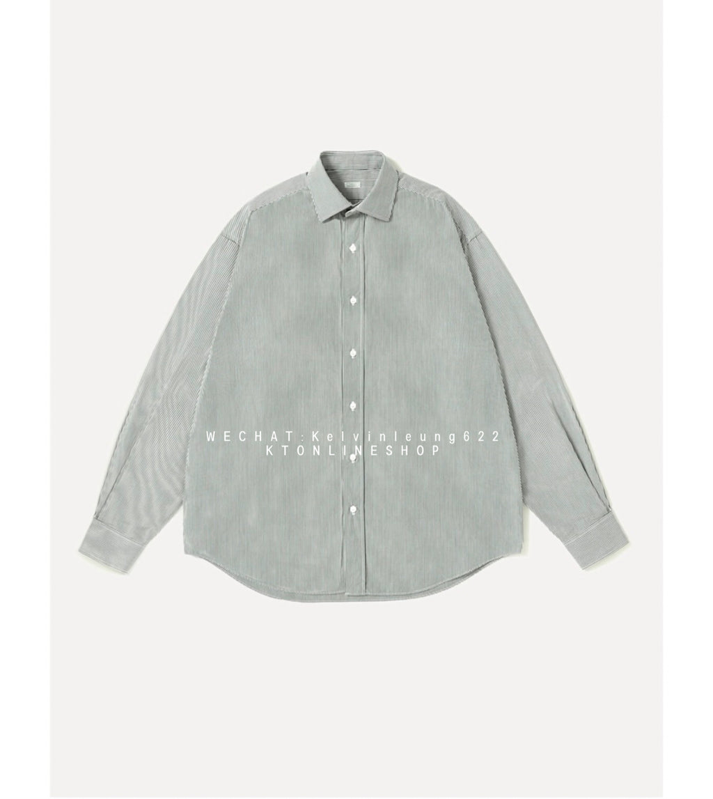 A.PRESSE 26AW Spread Collar Shirt