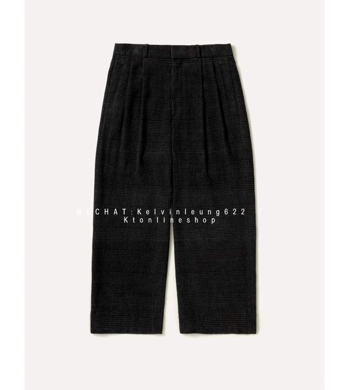 A.PRESSE 26AW Washed Cashmere Silk Trousers